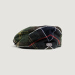 Berretto Barbour GALLINGALE TARTAN FLAT CAP Verde Scuro - Foto 3