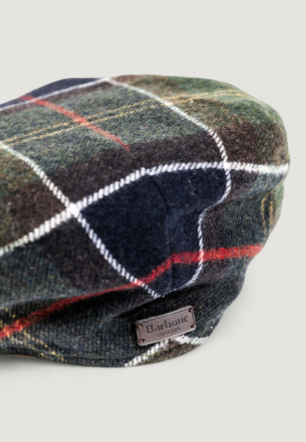 Berretto Barbour GALLINGALE TARTAN FLAT CAP Verde Scuro - Foto 4