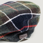 Berretto Barbour GALLINGALE TARTAN FLAT CAP Verde Scuro - Foto 4