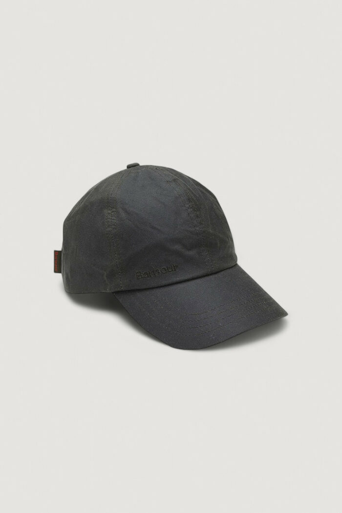 Berretto Barbour WAX SPORTS CAP Verde Scuro