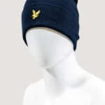 Berretto Lyle & Scott Cotton Merino Beanie Blue scuro - Foto 4