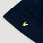 Berretto Lyle & Scott Cotton Merino Beanie Blue scuro - Foto 2
