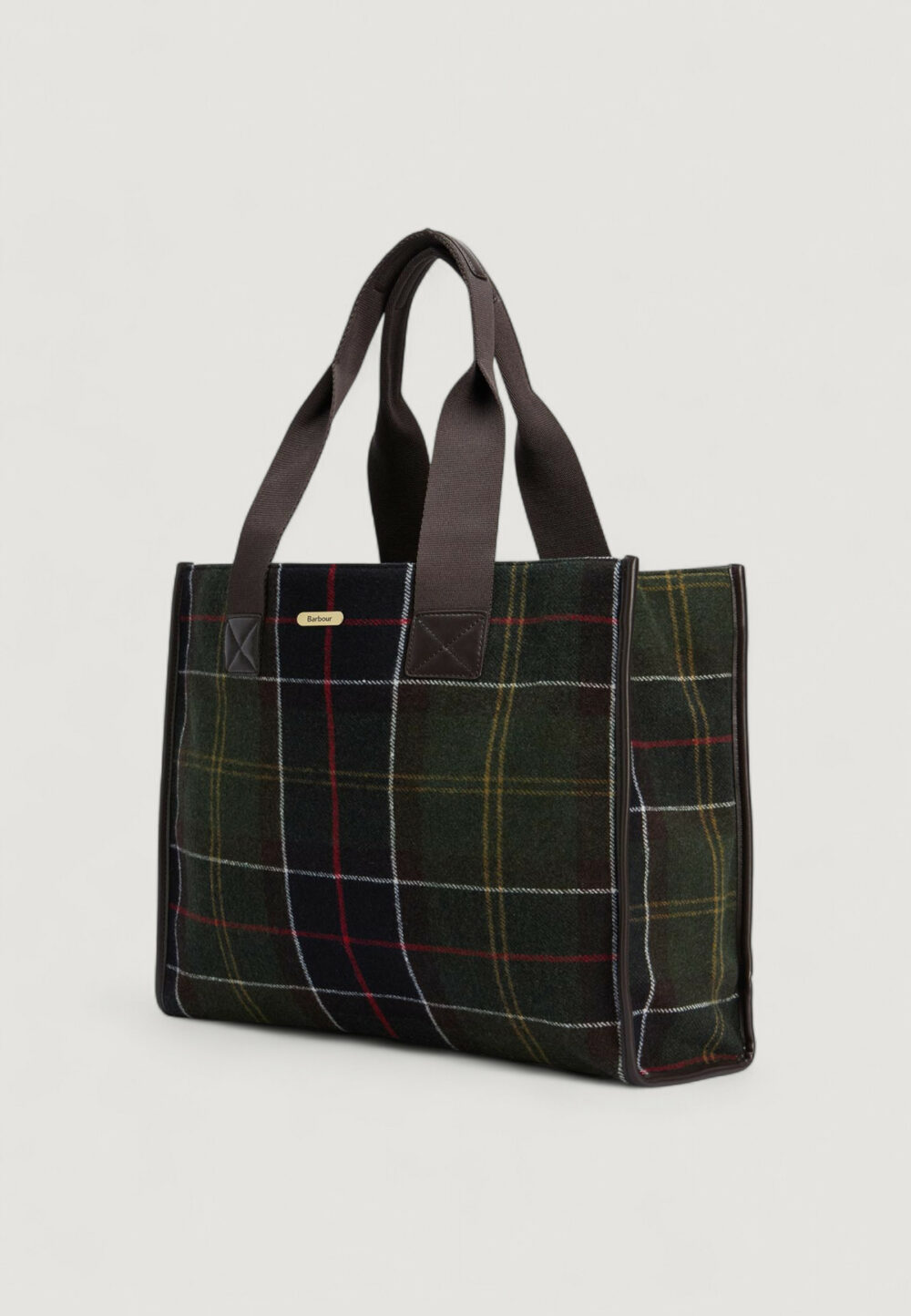Borsa Barbour TURNBERRY TARTAN TOTE Marrone - Foto 2