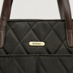 Borsa Barbour QUILTED TOTE BAG Verde Oliva - Foto 3