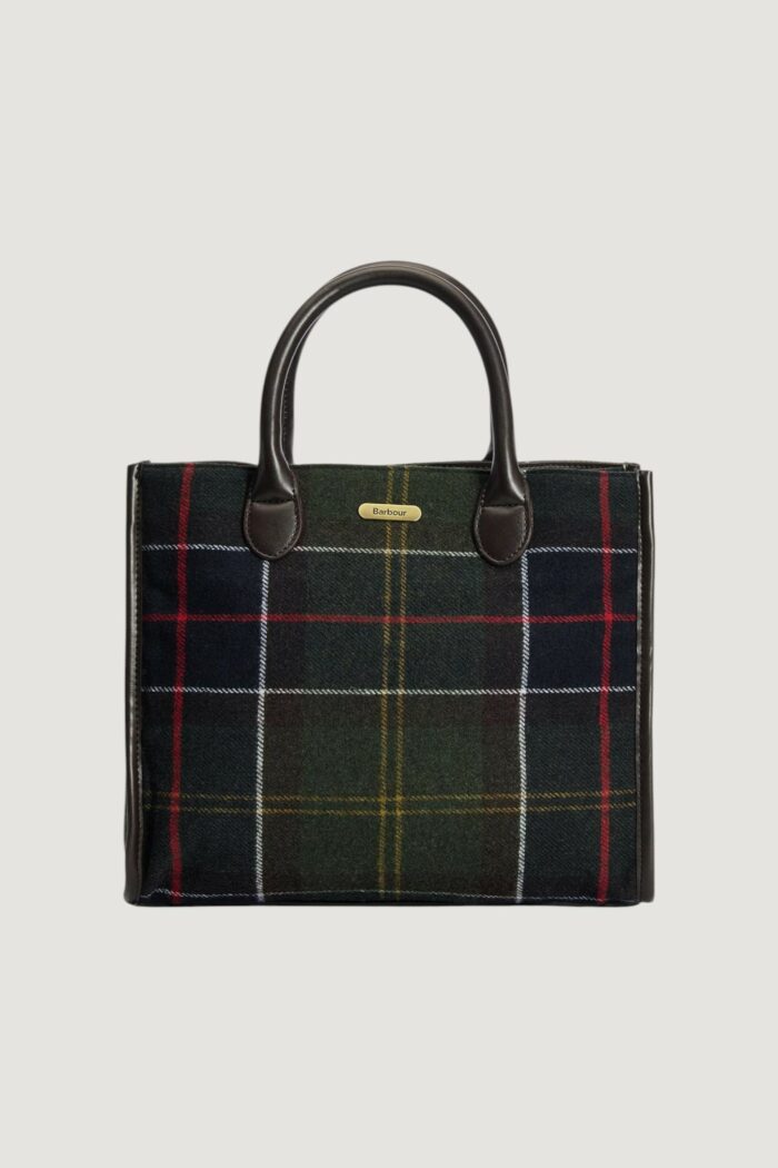 Borsa Barbour BARRHILL TARTAN TOTE BAG Verde Scuro – LBA0423
