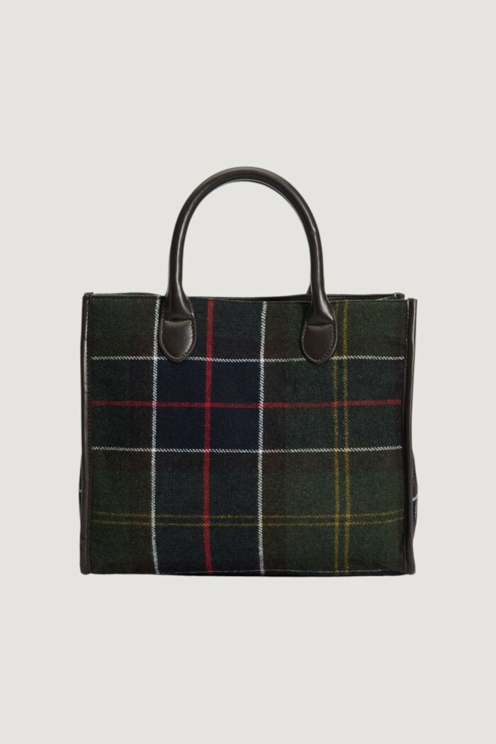 Borsa Barbour BARRHILL TARTAN TOTE BAG Verde Scuro – LBA0423