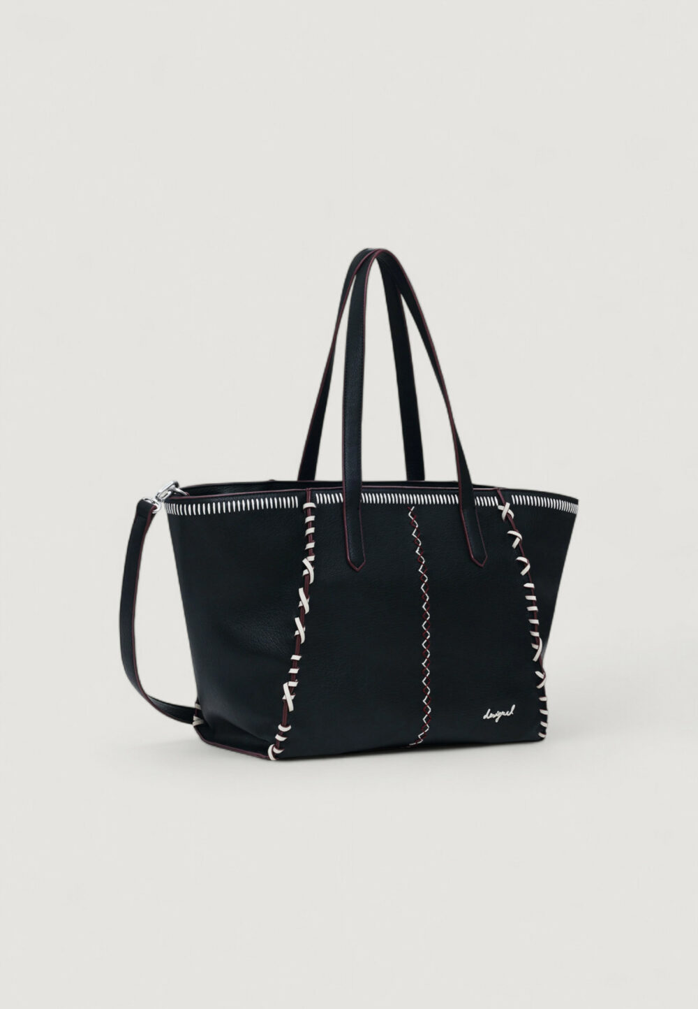 Borsa Desigual BAG_MANHATTAN_PESPUNTES G Nero - Foto 2