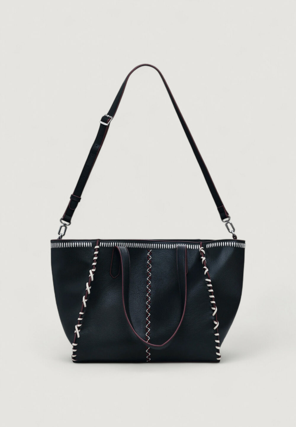 Borsa Desigual BAG_MANHATTAN_PESPUNTES G Nero - Foto 4