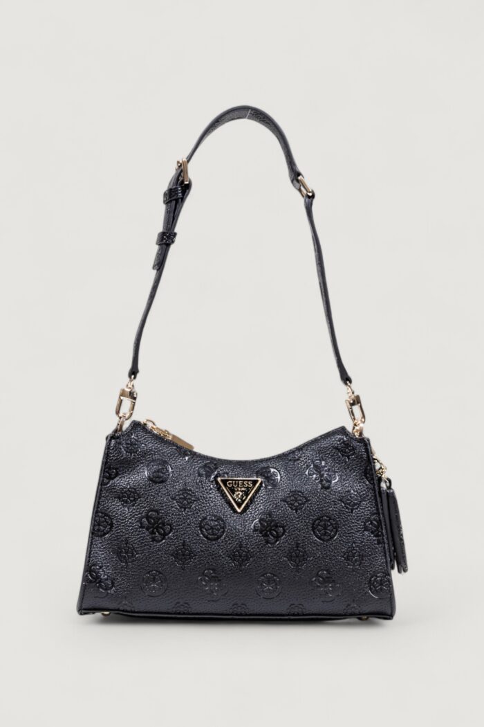 Borsa Guess CRESIDIA II TOP ZIP SHLDR BAG Nero