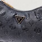 Borsa Guess CRESIDIA II TOP ZIP SHLDR BAG Nero - Foto 3