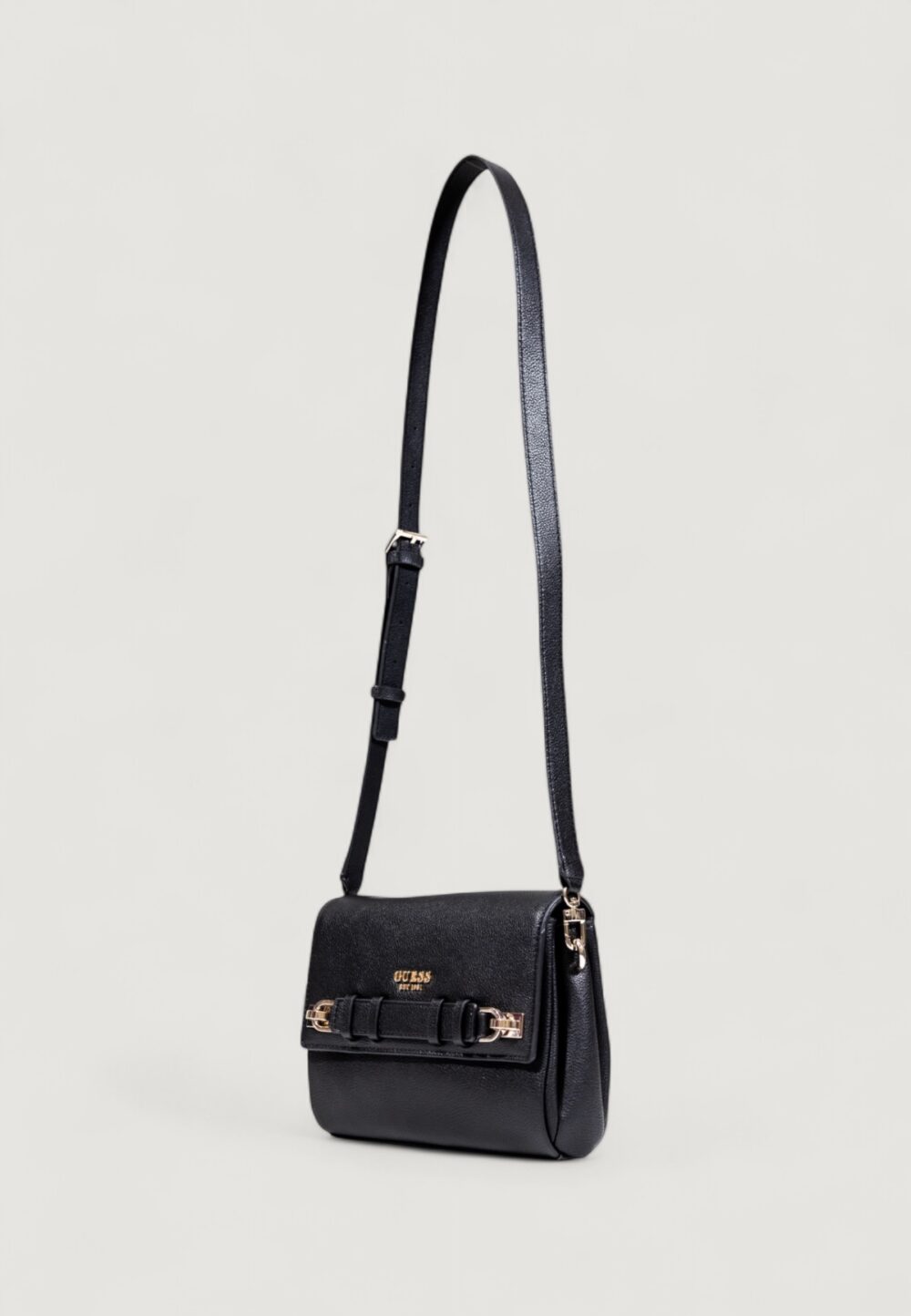 Borsa Guess GREGORIA FLAP CROSSBODY Nero - Foto 3