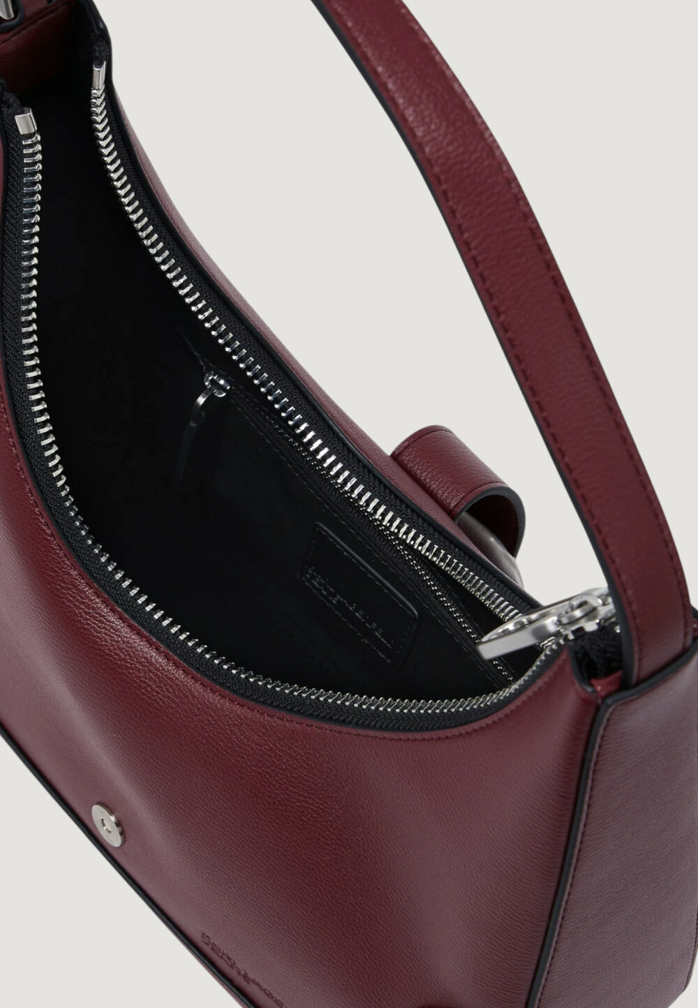 Borsa Karl Lagerfeld Jeans KLJ Western Shoulder Bag Bordeaux - Foto 4