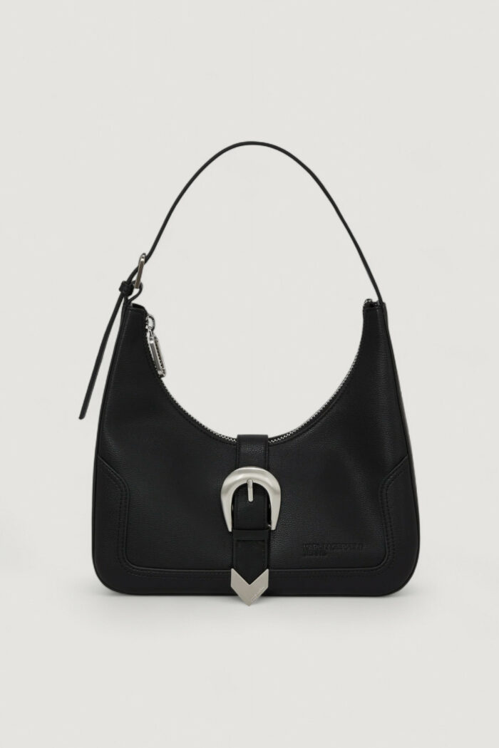 Borsa Karl Lagerfeld Jeans KLJ Western Shoulder Bag Nero – A4W30143