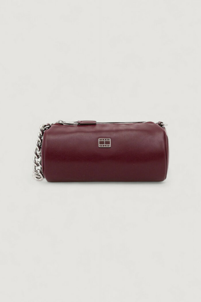 Borsa Tommy Hilfiger TJW CHAIN SHOULDER BAG Bordeaux – AW0AW17893