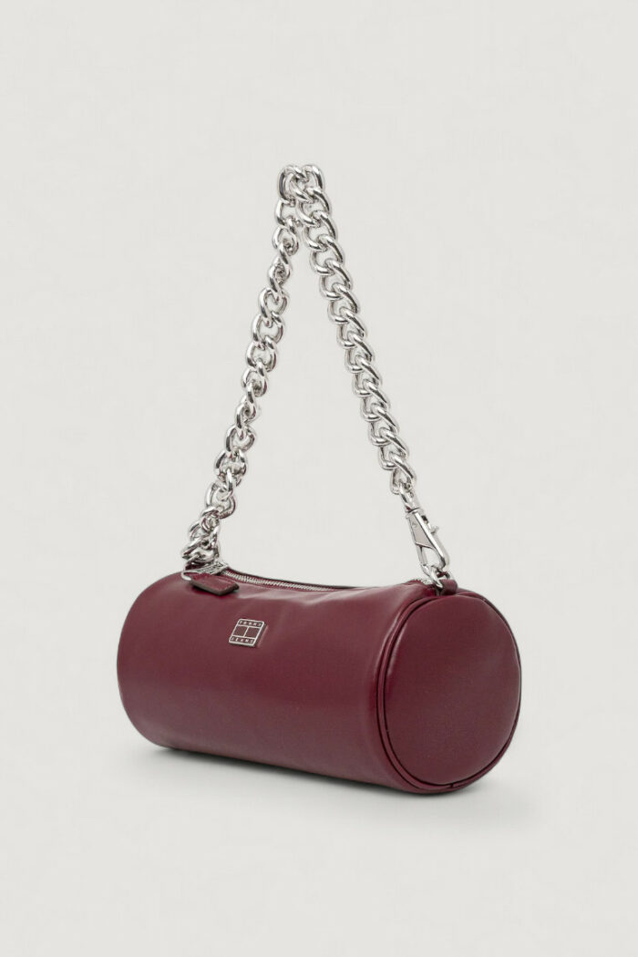 Borsa Tommy Hilfiger TJW CHAIN SHOULDER BAG Bordeaux – AW0AW17893