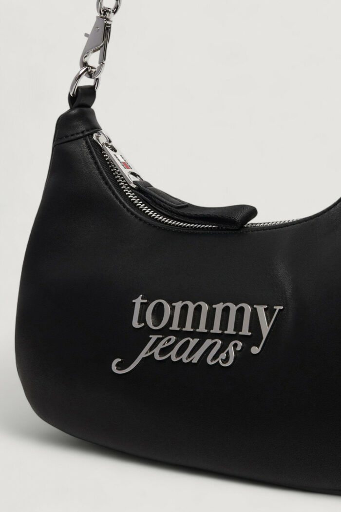 Borsa Tommy Hilfiger BOLD SCRIPT SHOULDER BAG Nero