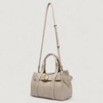 Borsa Calvin Klein BUCKLE MINI TOTE WITH STRAP GRIGIO PERLA - Foto 4