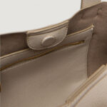 Borsa Calvin Klein BUCKLE MINI TOTE WITH STRAP GRIGIO PERLA - Foto 5