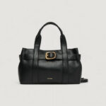 Borsa Calvin Klein BUCKLE MINI TOTE WITH STRAP Nero - Foto 1