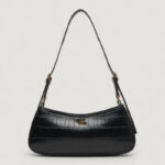 Borsa Calvin Klein CK CROC SMALL SHOULDER BAG Nero - Foto 1