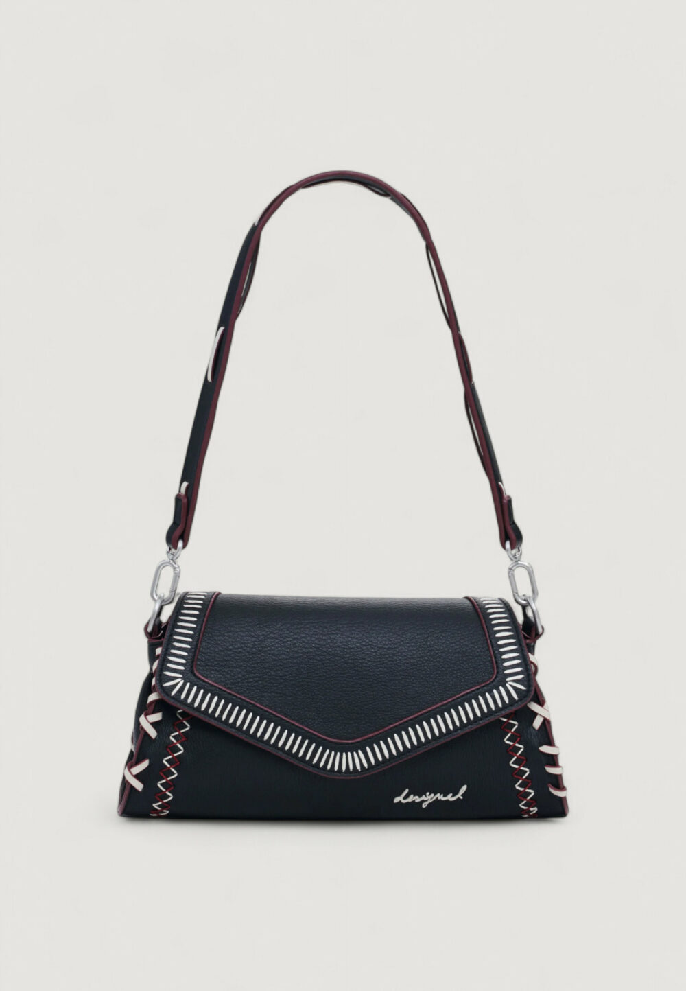 Borsa Desigual BAG_MANHATTAN_PESPUNTES Z Nero - Foto 1