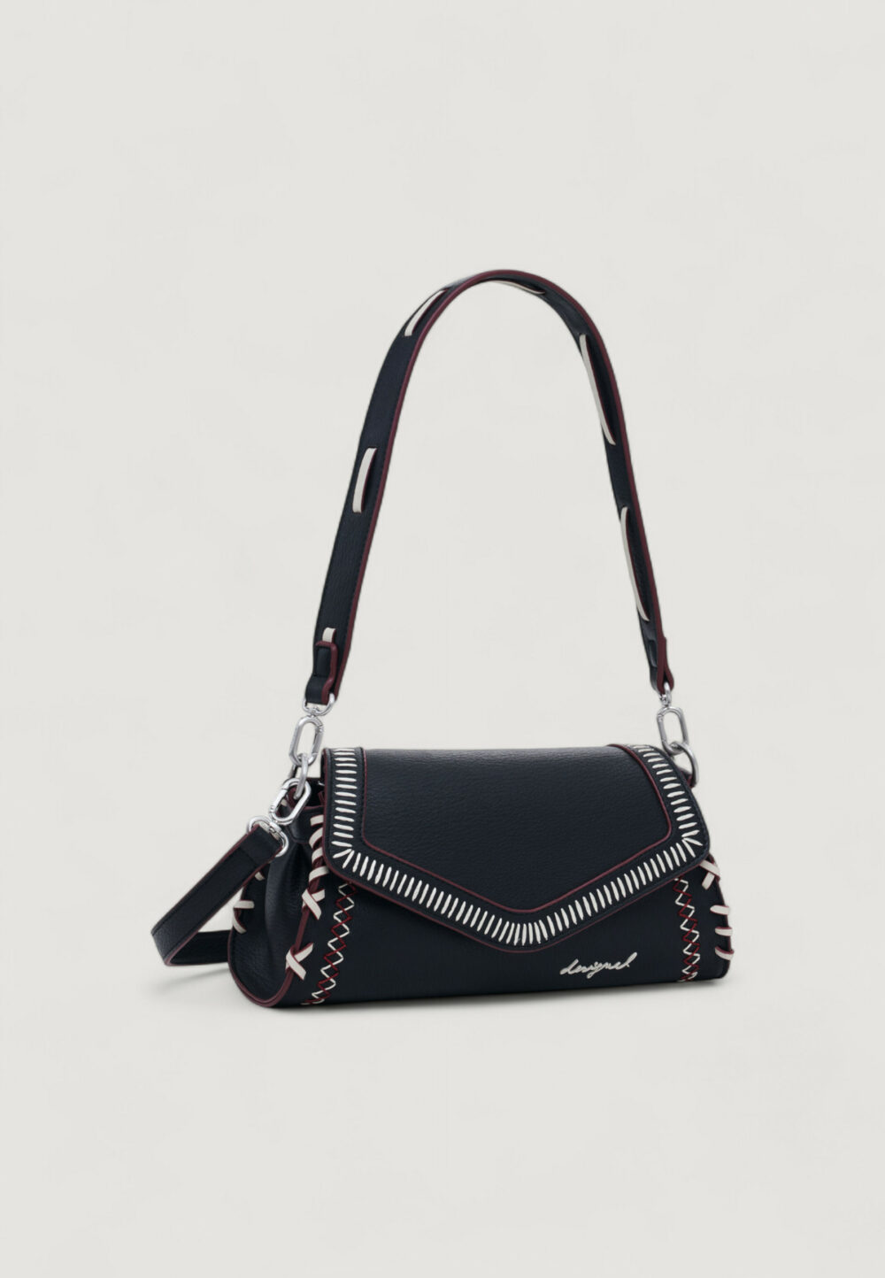 Borsa Desigual BAG_MANHATTAN_PESPUNTES Z Nero - Foto 2