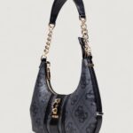 Borsa Guess ERENIA TOP ZIP SHOULDER BAG Antracite - Foto 2