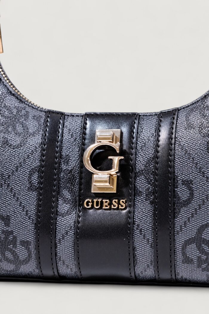 Borsa Guess ERENIA TOP ZIP SHOULDER BAG Antracite