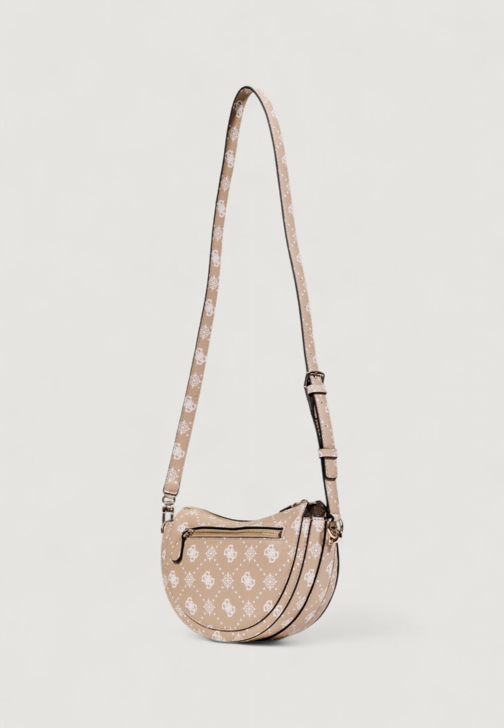 Borsa Guess SILIA CONVERTIBLE SHOULDER BAG Beige - Foto 4