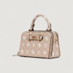 Borsa Guess SILIA MINI SATCHEL Beige - Foto 4