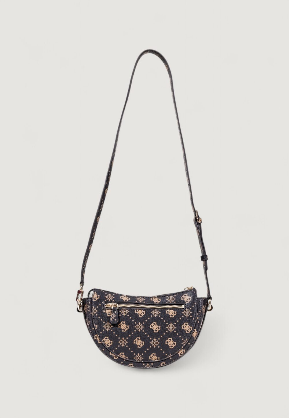 Borsa Guess SILIA CONVERTIBLE SHOULDER BAG Caffe' - Foto 3