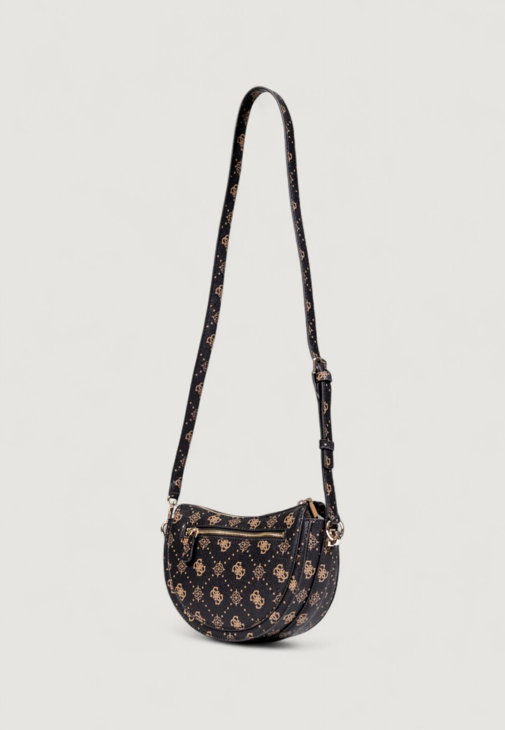 Borsa Guess SILIA CONVERTIBLE SHOULDER BAG Caffe' - Foto 4