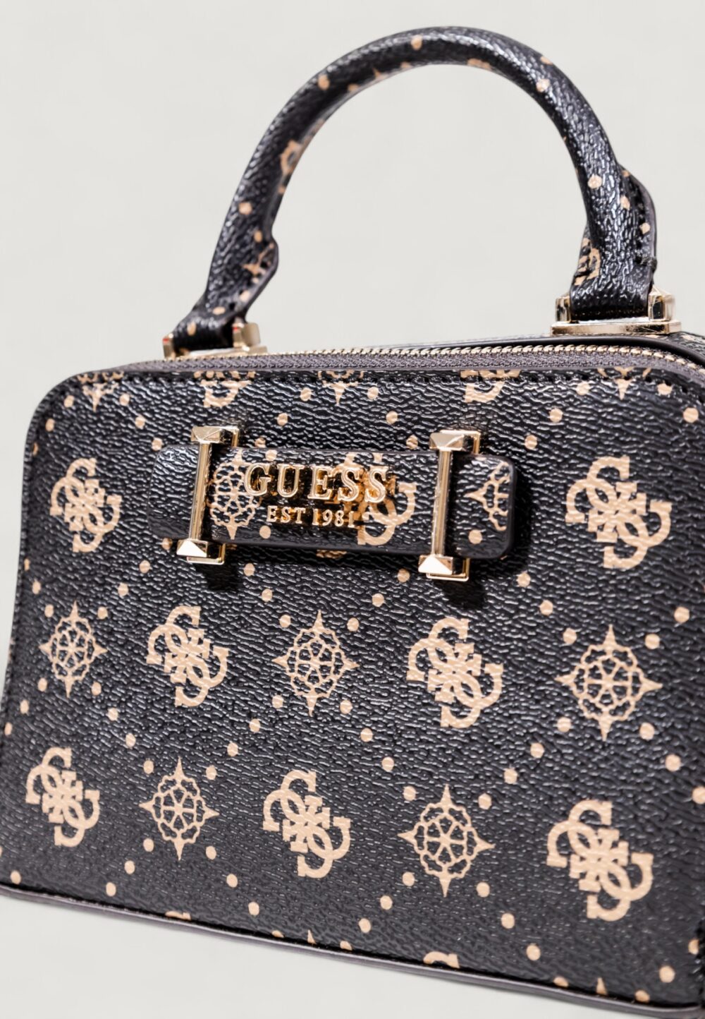 Borsa Guess SILIA MINI SATCHEL Caffe' - Foto 3