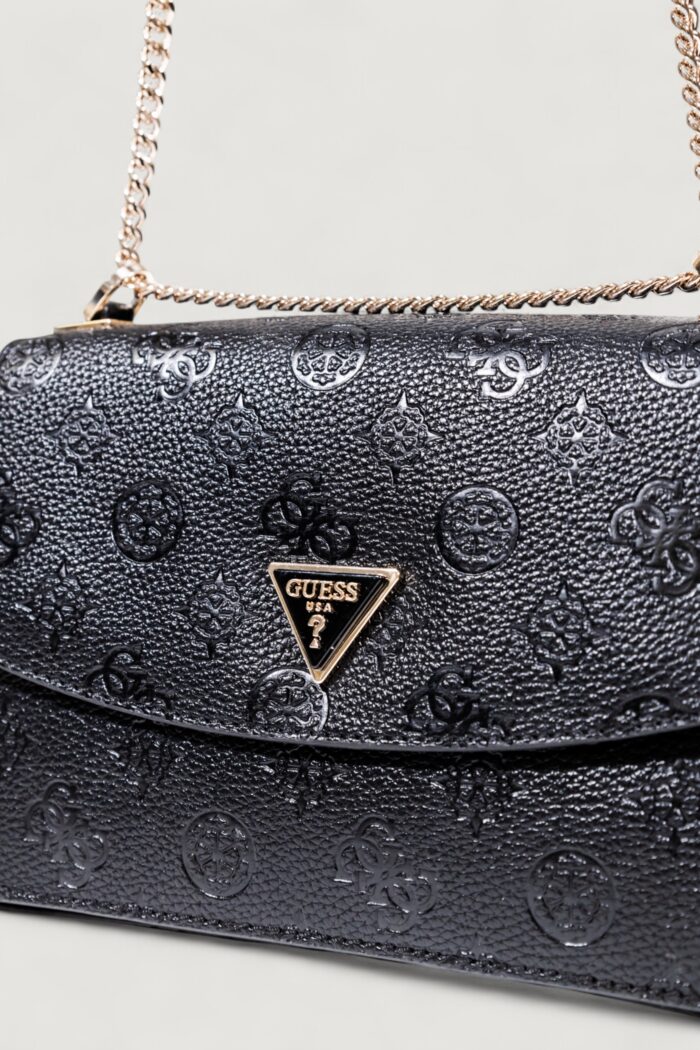 Borsa Guess CRESIDIA II CNVRTBL XBODY FLAP Nero