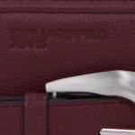 Borsa Karl Lagerfeld Jeans KLJ Western Camera Bag Bordeaux - Foto 4