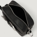 Borsa Karl Lagerfeld Jeans KLJ Western Camera Bag Nero - Foto 5
