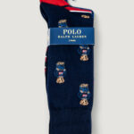 Calzini Lunghi Ralph Lauren A OB/STRIPE-CREW SOCK-2 PACK Blu - Foto 1