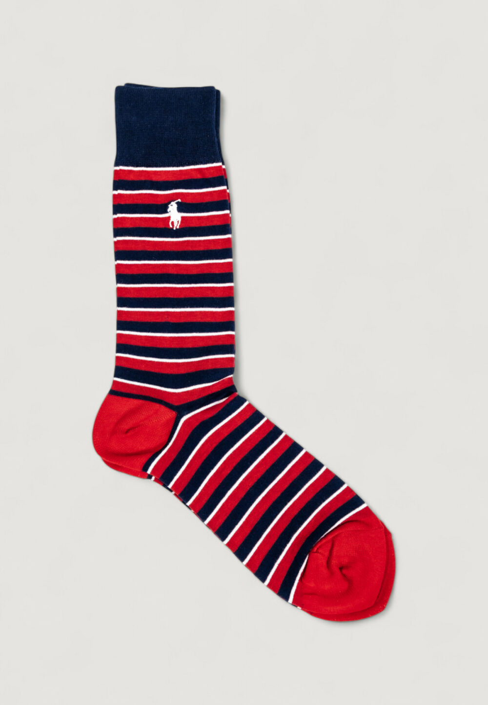Calzini Lunghi Ralph Lauren A OB/STRIPE-CREW SOCK-2 PACK Blu - Foto 3