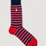 Calzini Lunghi Ralph Lauren A OB/STRIPE-CREW SOCK-2 PACK Blu - Foto 3