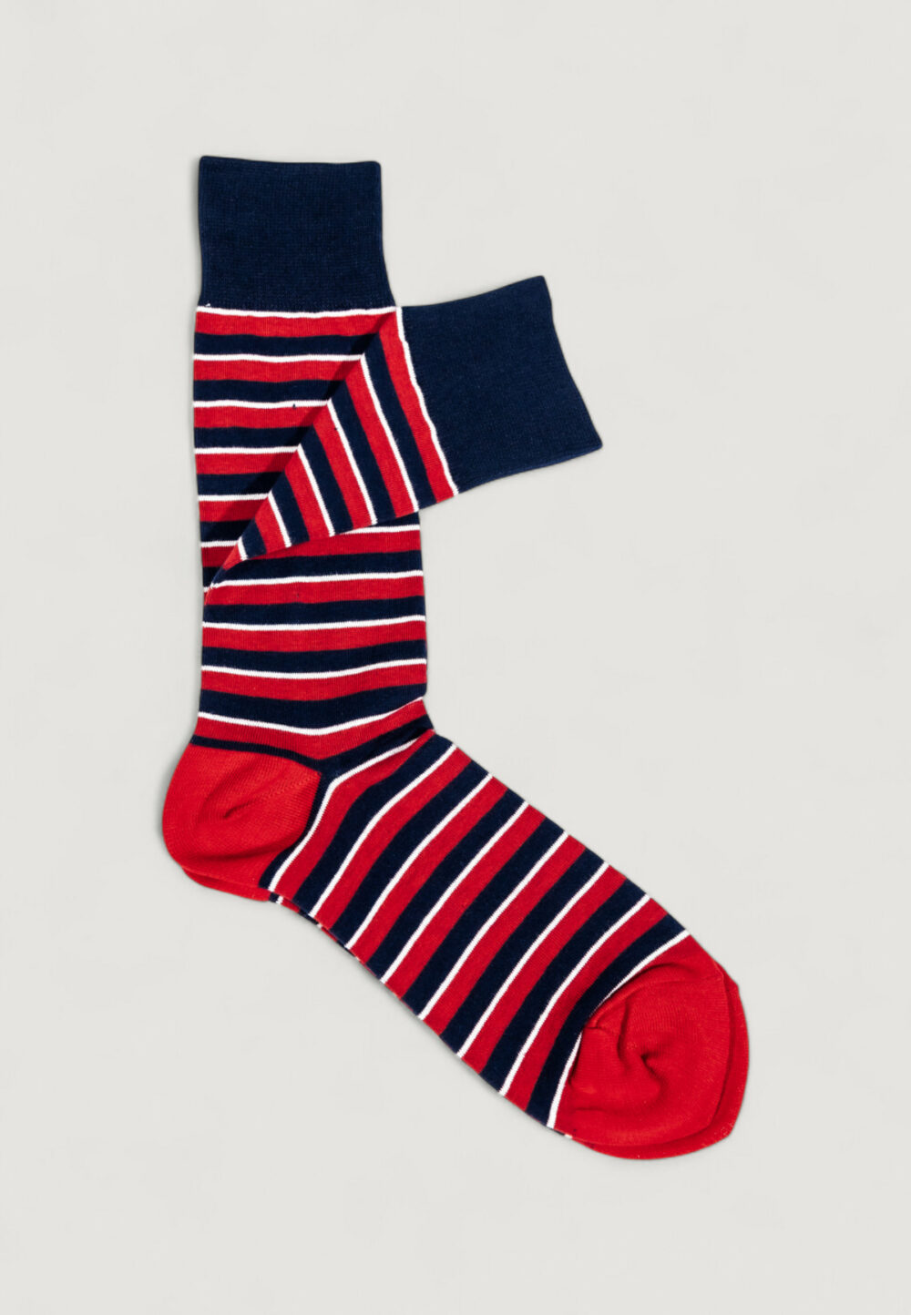 Calzini Lunghi Ralph Lauren A OB/STRIPE-CREW SOCK-2 PACK Blu - Foto 4