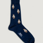 Calzini Lunghi Ralph Lauren M HD CHRLS B-CREW SOCK-2 PACK Blu - Foto 3