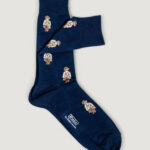 Calzini Lunghi Ralph Lauren M HD CHRLS B-CREW SOCK-2 PACK Blu - Foto 4