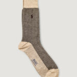 Calzini Lunghi Ralph Lauren M HD CHRLS B-CREW SOCK-2 PACK Blu - Foto 5