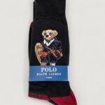 Calzini Lunghi Ralph Lauren HOLIDAY BEAR-CREW SOCK-2 PACK Nero - Foto 1