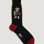 Calzini Lunghi Ralph Lauren HOLIDAY BEAR-CREW SOCK-2 PACK Nero - Foto 3