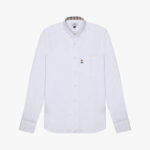 Camicia manica lunga Aquascutum Active BUTTON DOWN POPELINE SHIRT Bianco - Foto 1