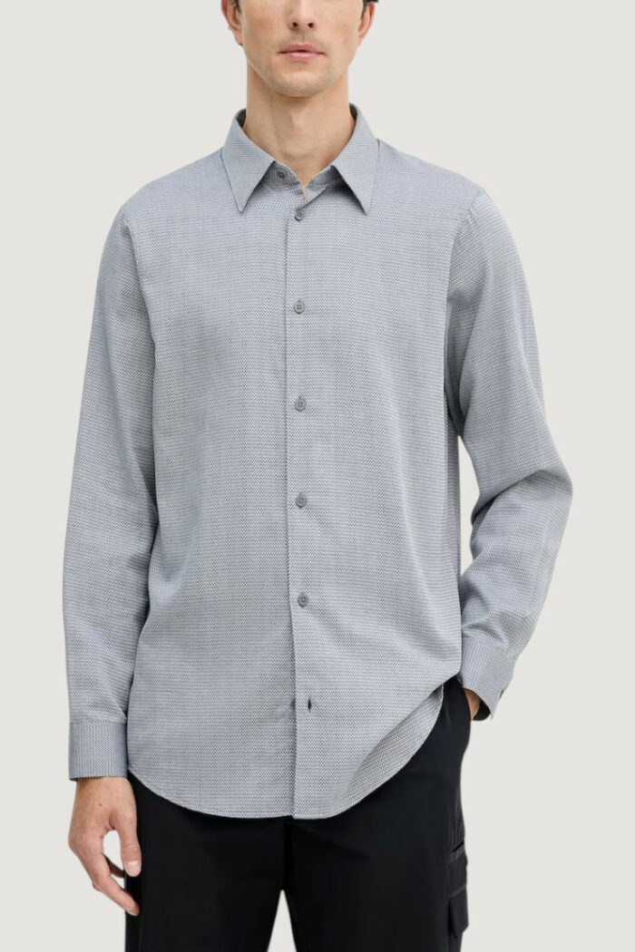 Camicia manica lunga Armani Exchange  Nero – Bianco – XM001869 AF18837