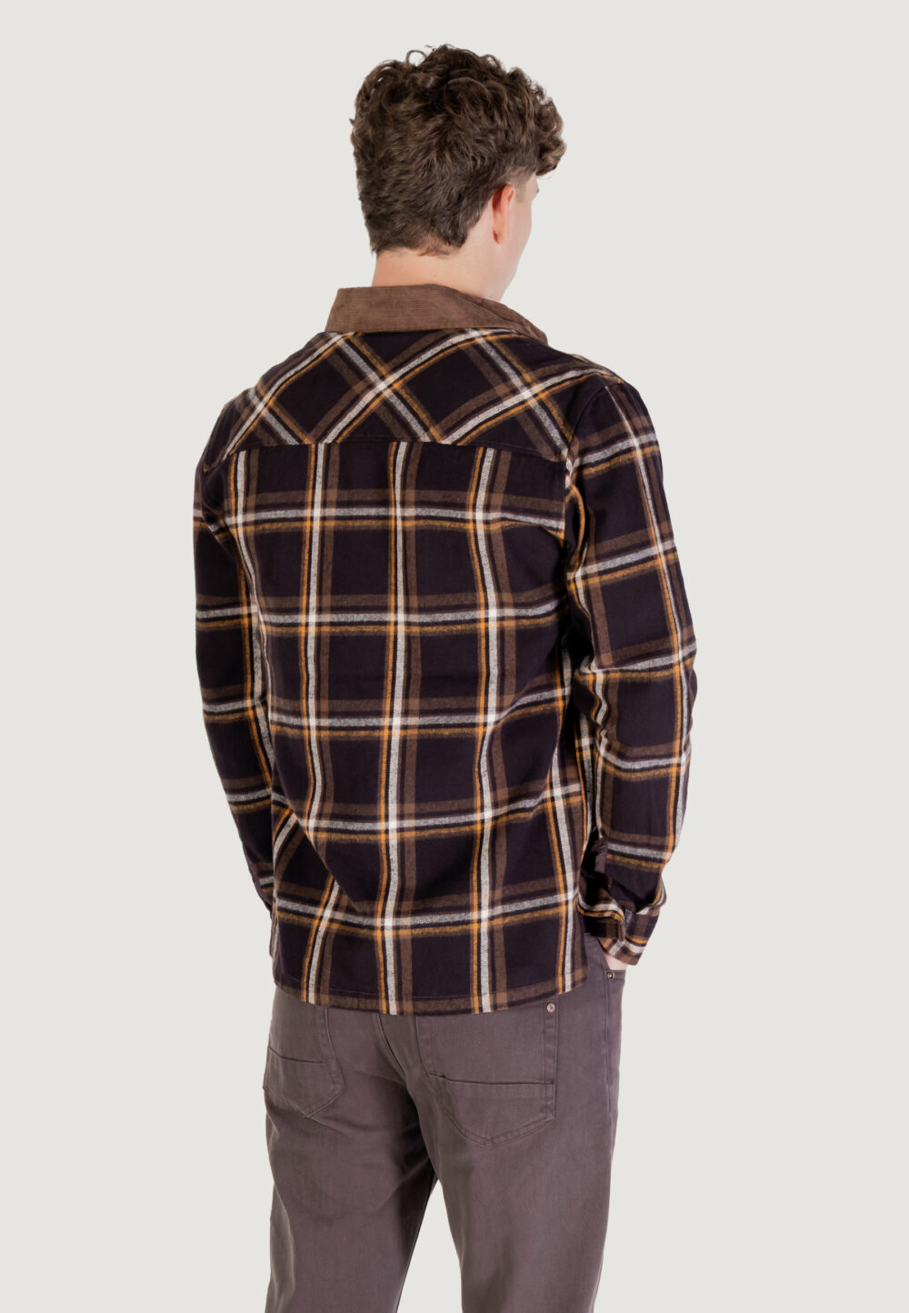 Camicia manica lunga Gianni Lupo OVERSHIRT Caffe' - Foto 2