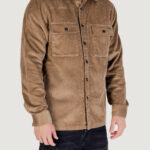 Camicia manica lunga Gianni Lupo OVERSHIRT Marrone - Foto 3
