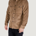 Camicia manica lunga Gianni Lupo OVERSHIRT Marrone - Foto 4